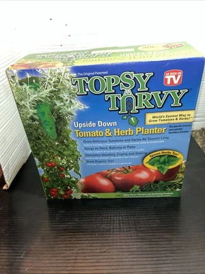 Topsy Turvy вверх ногами помидор горшок совершенно новый в коробке - Изображение 1 из 4