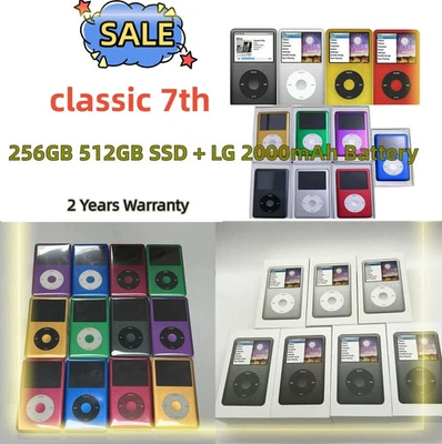 New Apple iPod Classic 7th Generation 160GB 256GB (New Color) Fast Shipping🚚 !! - Image 1 of 4