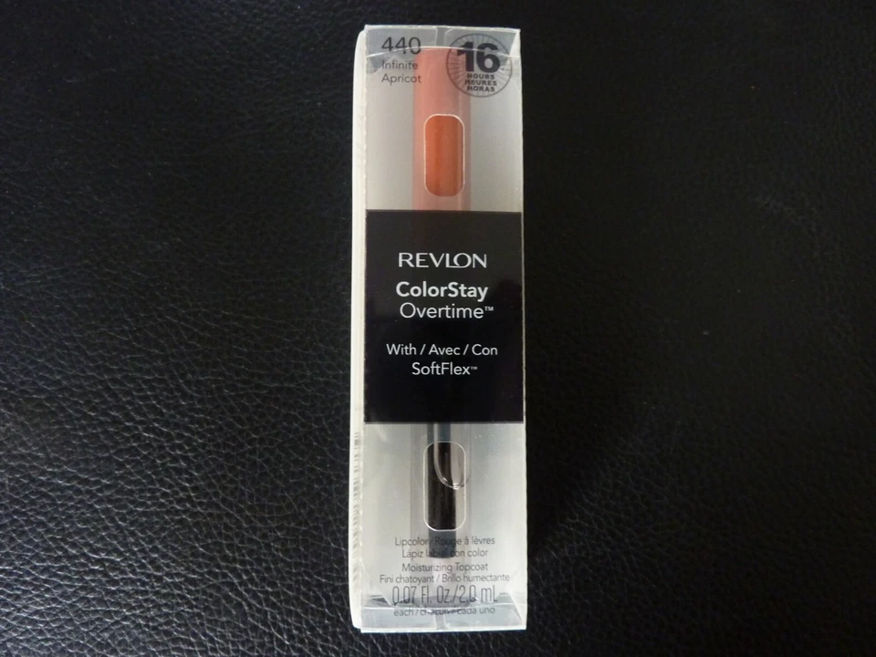 Revlon ColorStay Overtime Lipcolor - INFINITE APRICOT  #440 - New / Boxed - Image 1 of 1