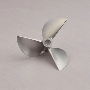 #1699 CNC 1/4 6.35mm Alu Propeller 67mm Positive 3 bladed 6717 Prop P1.7 RC Boat - Picture 1 of 2