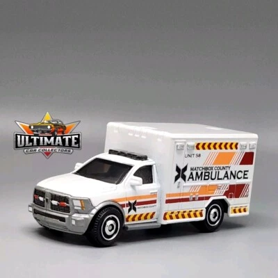 2016 Ram Ambulance Matchbox County Collectible 1/64 Scale Diecast Collector Car  - Image 1 of 4