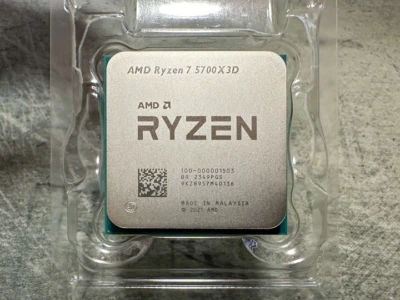 AMD Ryzen 7 5700X3D R7 5700X3D Desktop AM4 CPU Processor 3.0GHz 8 Core 16 Thrs - Image 1 of 2
