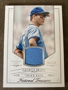 George Brett 2015 Panini National Treasures #86 Ser #ed 55/99