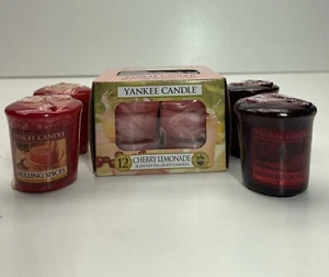 Yankee Candle Box of 12 Cherry Lemonade Tea Light Candles + 4 Extra NEW - Picture 1 of 6