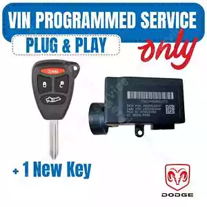 📮05-06 CHRYSLER 300 DODGE CHARGER 56038665AT IMMOBILIZER VIN Programmed Service - Picture 1 of 2