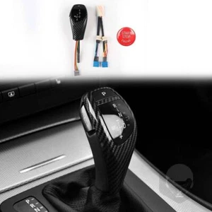 Carbon Fiber Style Automatic LED Shift Knob Gear Shifter For BMW X3 E83 2004-10 - Bild 1 von 7