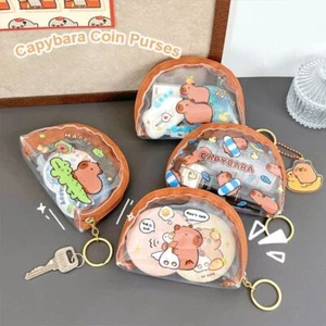Cute Capybara Coin Wallet Water-proof Cosmetic Bag for Students - Picture 1 of 6