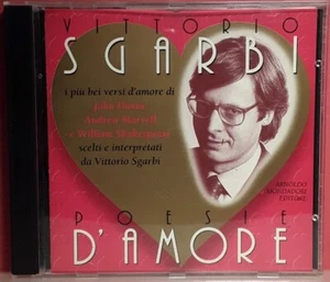 Vittorio Sgarbi – Poesie D'Amore, CD, 1995, NO LIBRETTO - Foto 1 di 2