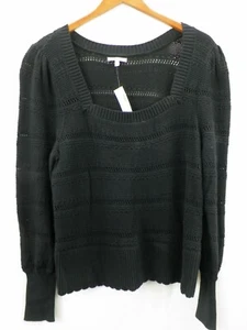 Maurices Black Sweater Cardigan Loose Knit Size Large - Picture 1 of 9