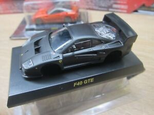 Kyosho - Ferrari Collection 8 - F40 GTE - Black - Scale 1/64 Mini Car - R12