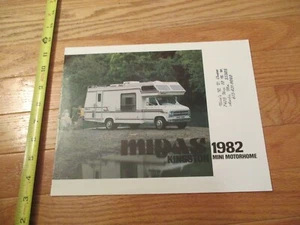 Midas Kingston Wohnmobil Mini 1982 Camping Oldtimer Händler Verkaufsprospekt - Bild 1 von 3