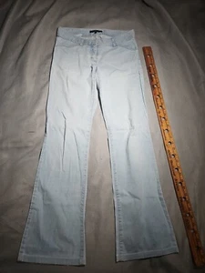 Theory Jeans Women Size 2 Blue Denim Straight Lightweight Casual Y2k Pants - Picture 1 of 16