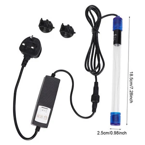 UV Sterilization Lamp Fish Tank Aquarium Water Disinfection Light UK Plug 220 - Picture 1 of 8
