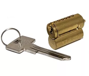 ABUS 888 S2 Zylinder für 83 Serie Vorhängeschlösser Messing - null gebissen - Bild 1 von 4