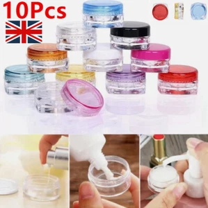 Face Cream Lip Balm Container Cosmetic Empty Jar Pots Eyeshadow Makeup 3ml` - Picture 1 of 12