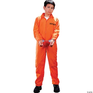 Boy's Convict Costume - Fun World - Picture 1 of 3