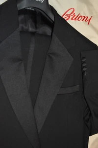 5k+ MINT Lanvin Paris Tuxedo Handmade Pure Wool Silk 44L 37W Formal Wear - Picture 1 of 24