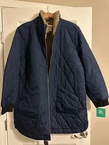 Nuevo abrigo acolchado acolchado azul XL NUEVO CON ETIQUETAS... - Imagen 1 de 7
