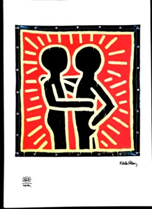 Keith Haring -70x50 cm - Limitierte Auflage Nr.20/150 - Bild 1 von 3
