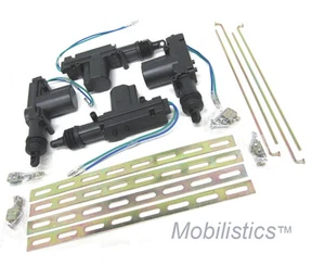 4 Universal Door Lock Actuator Motors - 2 wire w/ hardware 4 pcs. - Foto 1 di 2