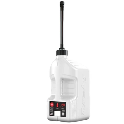 PITKING PRODUCTS Pitking Tuff Jug 20L Fluid Container With Fast Flow Auto Stop Spout (White)