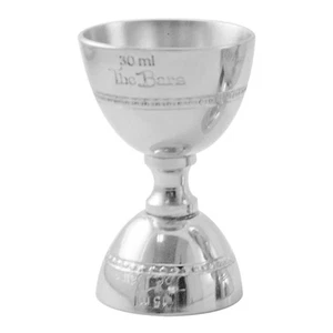 Deco Jigger Kelche Wein 15-30 ML Edelstahl THE BARS Messbecher Cocktail - Bild 1 von 1