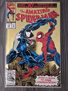 Amazing Spider-Man #375 Gold Foil Cover Marvel 1993 Venom 30th Anniversary NM-M - Picture 1 of 6
