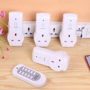 Stecker Haus Haus Steckdose Lichtschalter Steckdose Funk Fernbedienung 1-4X - Bild 1 von 16