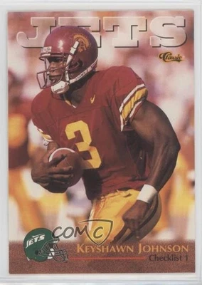 1996 Classic NFL Rookies Keyshawn Johnson #99 RC - Image 1 of 2