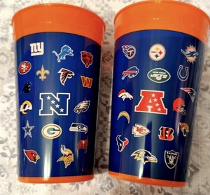 32 Oz NFL Cup Little Caesars mit allen Teams Logos 4er Set - Bild 1 von 3