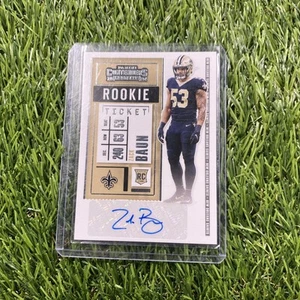Zack Baun 2020 Contenders Panini No. 174 Rookie Ticket Auto - Picture 1 of 4