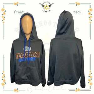 Herren Russell Florida Alligatoren Kapuzenpullover Größe Large grau - Bild 1 von 6