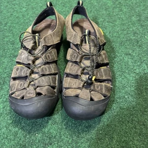 Keen Newport H2 Leather Sandals Men’s 13 Brown 1001870 Hiking Water - Picture 1 of 8