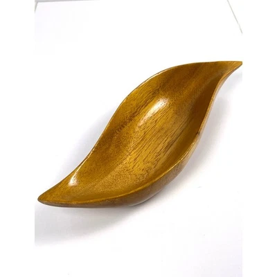 Vintage Blair of Hawaii Monkey Pod 10" x 3" pequeño cuenco/bandeja Foto 1 de 4