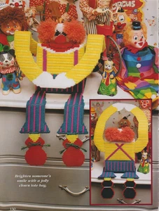 Clownin' Around & Tool Time Toys - KUNSTSTOFF-LEINWANDMUSTER - aus einem Buch entfernt - Bild 1 von 2