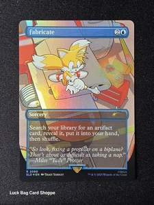 Fabricate 2090 Secret Lair Drop Sonic: Chasing Adventure Rainbow Foil MTG NM - Picture 1 of 1