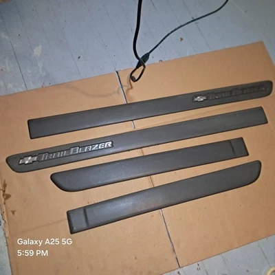 2002-2005 Chevy Trailblazer Driver Passenger Exterior Door Trim Molding Set Foto 1 de 4