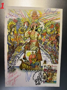 EXCLUSIVE CARD 5 signature - “Mova” On Day of Ukrainian Literature and Language - Picture 1 of 8