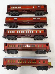(5) ASSORTED TRAIN CARS O GAUGE THE ALTON LIMITED FEDEX FS - Picture 1 of 22