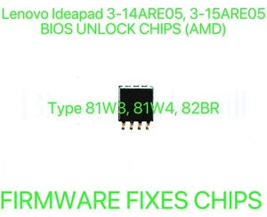 Lenovo Ideapad 3-14ARE05, 3-15ARE05, NO PASSWORD BIOS CHIP 81W3, 81W4, 82BR AMD - Afbeelding 1 van 1
