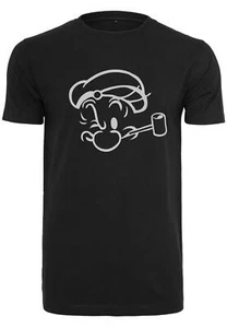 Popeye Face Sketch Tee T - Shirt Merchcode schwarz - Popeye Frontprint MC632 - Bild 1 von 5