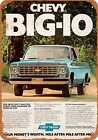 Metal Sign - 1976 Chevrolet Big-10 Pickup Truck - Vintage Look Reproduction