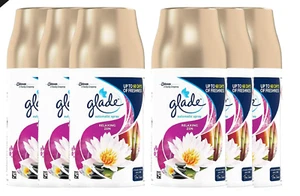 Glade Automatic Air Freshener Spray Refill Relaxing Zen 269ml x 6 - Picture 1 of 8