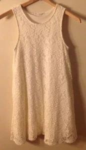 Women's Small Socialite White Lace Dress - Picture 1 of 12