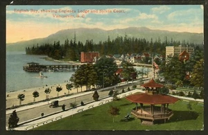 (5385) c1930 P/C CANADA BC VANCOUVER ENGLISH BAY, SILVIA COURT UNUSED - Picture 1 of 2