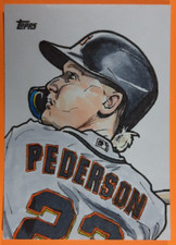 Joc Pederson 2022 Topps Update Sketch Card San Francisco Giants 1/1