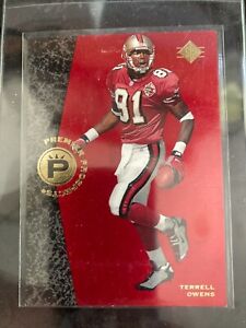 1996 SP Premier Prospects #7 Terrell Owens Football Rookie Card RC