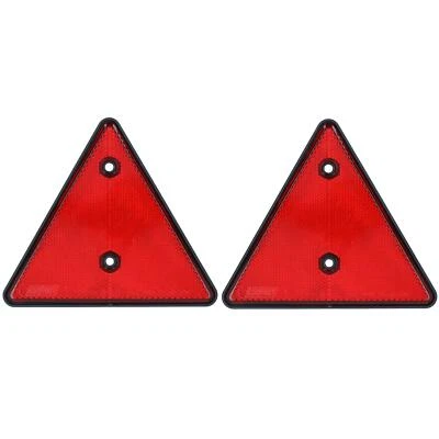 Reflective Trailer Triangles Triangular Reflectors (PAIR) TR051 - Image 1 of 4