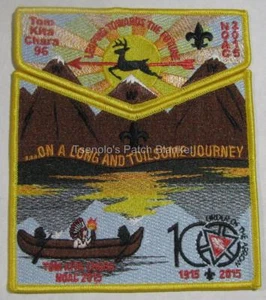 Tom Kita Chara Lodge 96 2015 Centennial NOAC 2-teilig Mint Cond KOSTENLOSER VERSAND - Bild 1 von 1