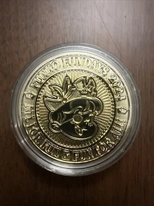 Funtastic Voyage 2024 ¡Todo por diversión y diversión para todos! Moneda de oro Funko Fundays - Imagen 1 de 2